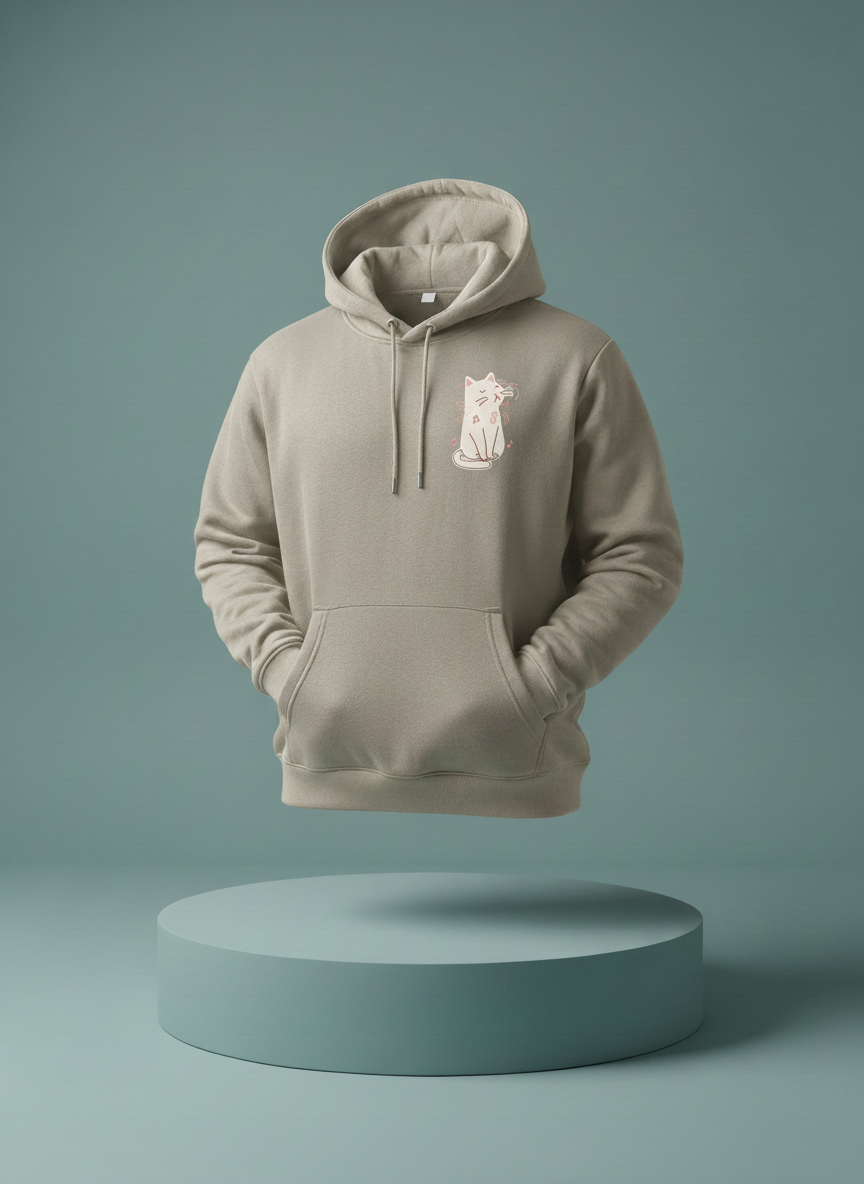 Music Vibe Cat Hoodie BD | Trendy & Comfy | All Colors