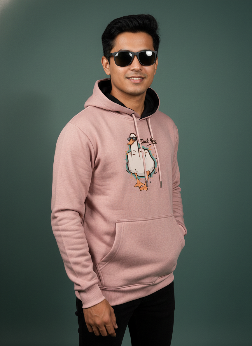 Duck You Graphic Hoodie - Trendy & Comfy BD