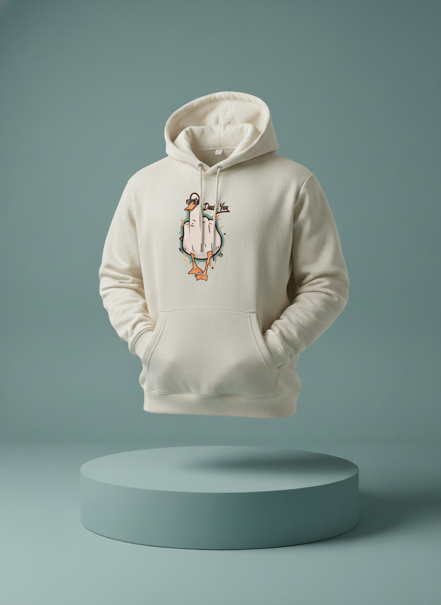 Duck You Graphic Hoodie - Trendy & Comfy BD