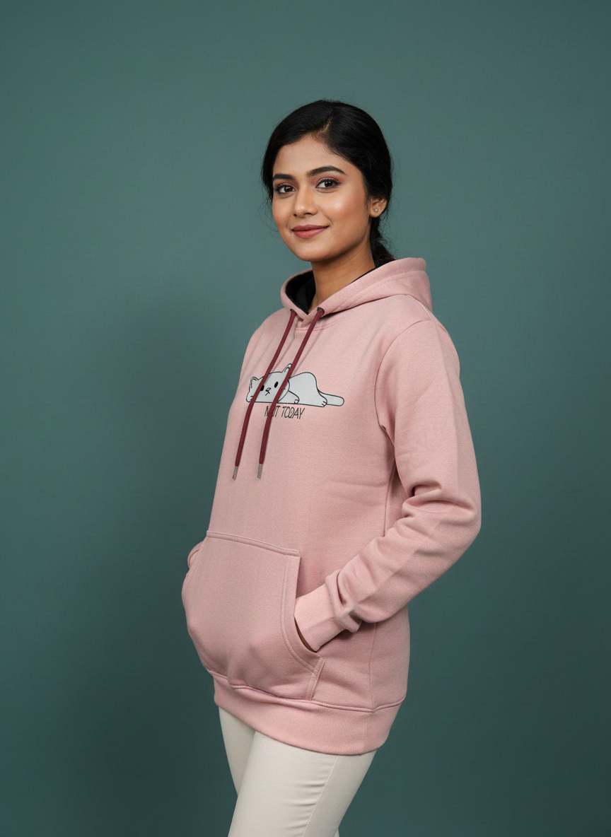 Not Today Lazy Cat Hoodie | Comfy & Stylish for BD