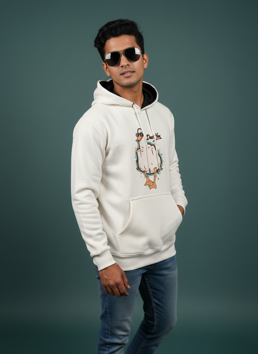Duck You Graphic Hoodie - Trendy & Comfy BD