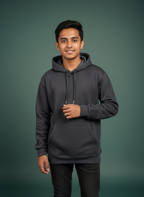 Unisex Black Pullover Hoodie - Premium Comfort & Versatility