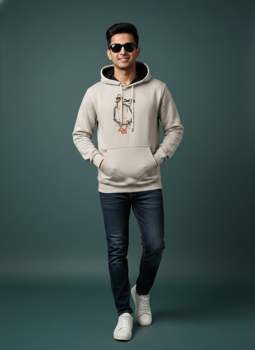 Duck You Graphic Hoodie - Trendy & Comfy BD