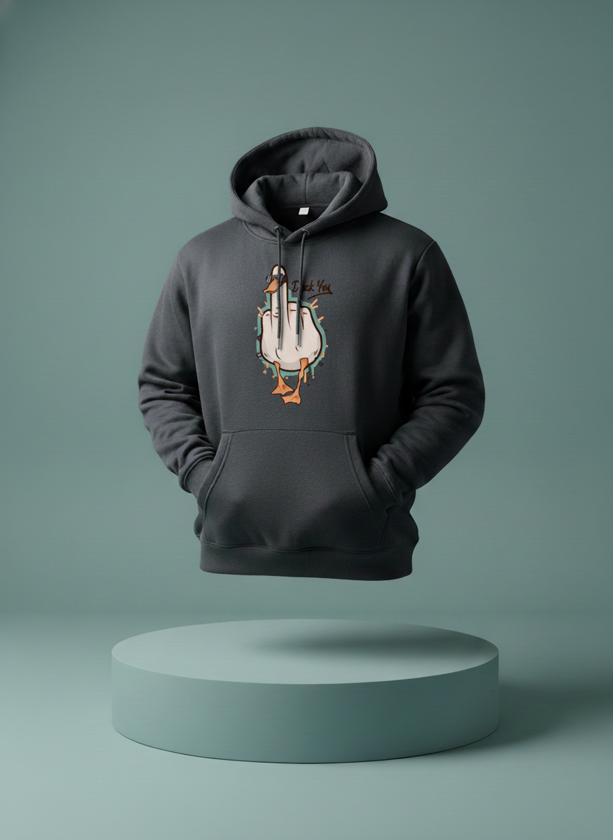 Duck You Graphic Hoodie - Trendy & Comfy BD