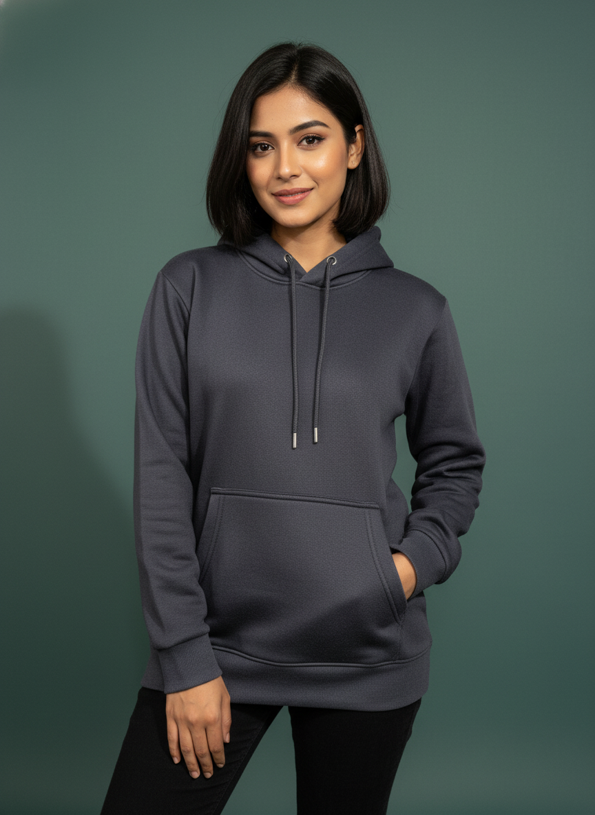 Unisex Black Pullover Hoodie - Premium Comfort & Versatility