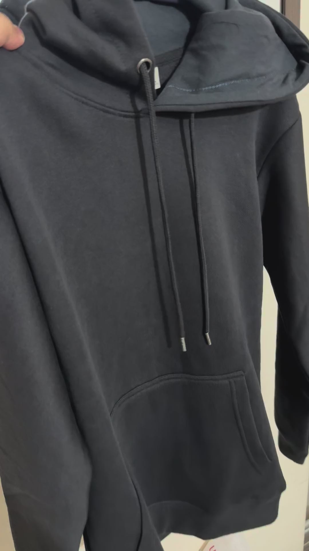 Unisex Black Pullover Hoodie - Premium Comfort & Versatility